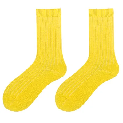 Носки в японском и южнокорейском стиле для отдыха 15 цветов хлопковые носки