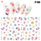 1 лист 3D цветочных наклеек для ногтей, переводные наклейки и наклейки для ногтей, суккуленты, разноцветные Украшения для маникюра