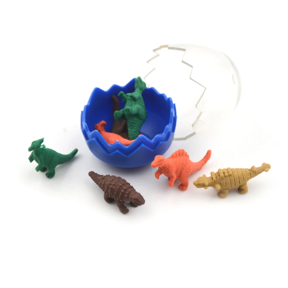 

8 Pcs/lot Mini Cute Kawaii TPR Eraser Dinosaur Rubber Erasers For Pencil Kids Gift Stationery School Supplies Student
