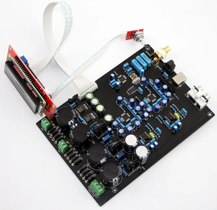 Новый Поддержка DOP DSD волоконно-оптический коаксиальный USB вход DAC аудио усилитель