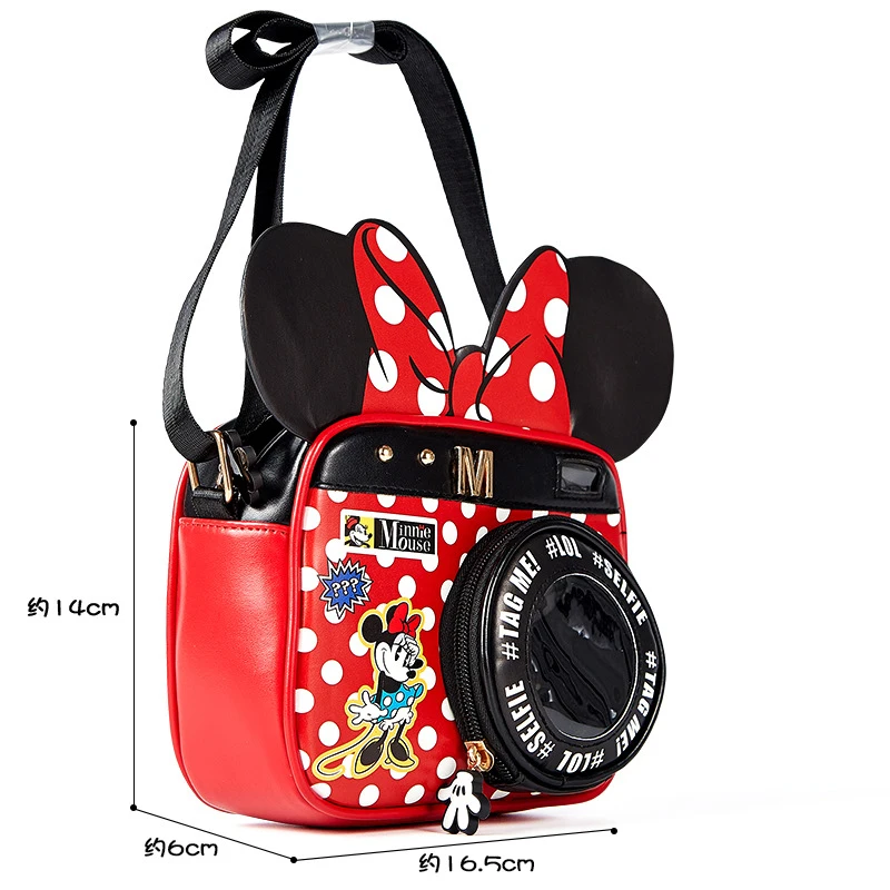 Женский рюкзак для фотоаппарата с мультяшными героями Диснея Микки и Минни Маус