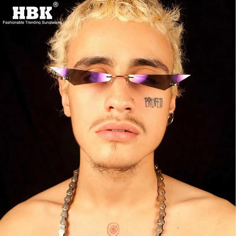 Уникальные маленькие итальянские солнцезащитные очки HBK для мужчин и женщин 2020