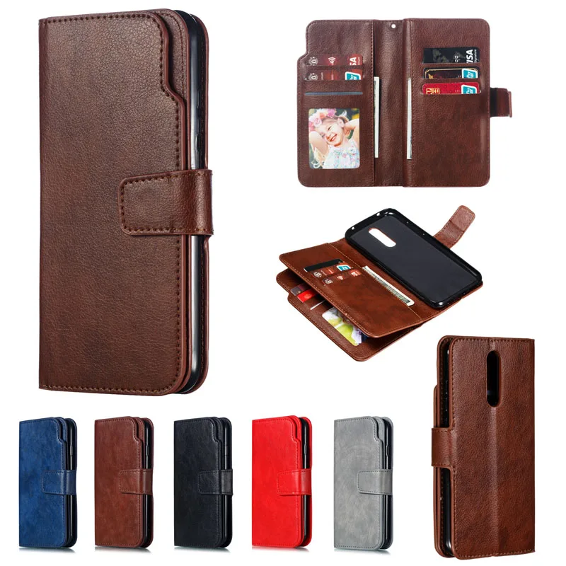 Luxury Flip leather Case For Xiaomi Redmi 8 8A note8 7 pro K20 Mi9t 9 CC9 A3 note 4 5 6 Pro 8LITE 6a 4x 7a Magnetic Stand Cover