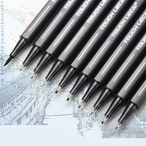 Маркеры для рисования Fineliner, ручка Pigma Micron набор, 005 01 02 03 04 05 06 08 1,0, водостойкие черные чернила, эскизная ручка, канцелярские принадлежности