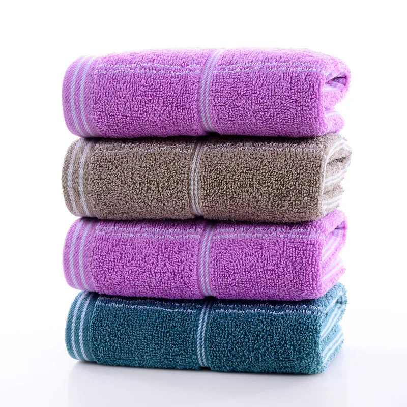 

2021 new high quality face towel solid color towel