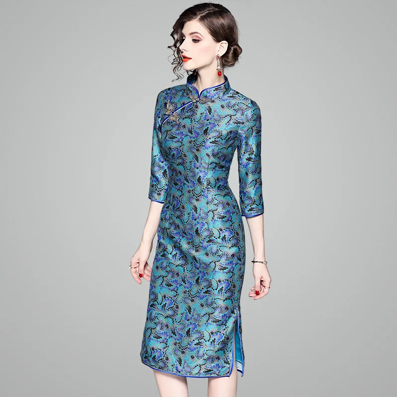 Китайский новый год Ципао Женская традиционная одежда | Тематическая и униформа