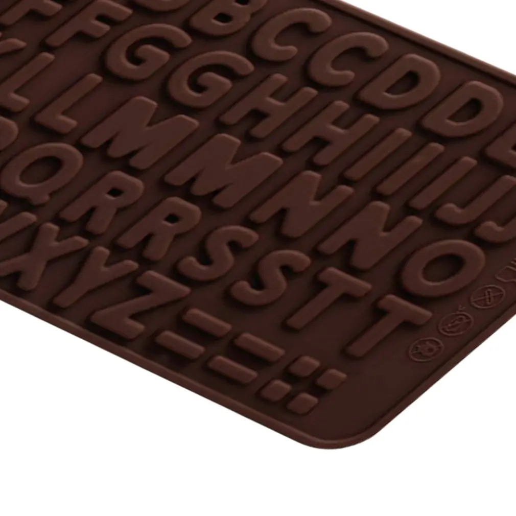 

Brown Specialize d Fondant Letter Silicone Cake Mould Cake Tools Cookie Cutter Fondant Christmas Decorating Tools