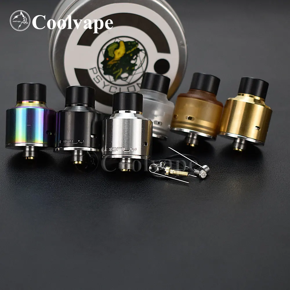 Бак для атомайзера Hadaly RDA mtl rda с одной катушкой Squonk bf pin 316ss 22 мм воздушный поток vs sxk
