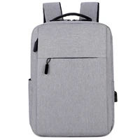 new solid color backpack mens simple leisure outdoor sports backpack business computer travel backpack