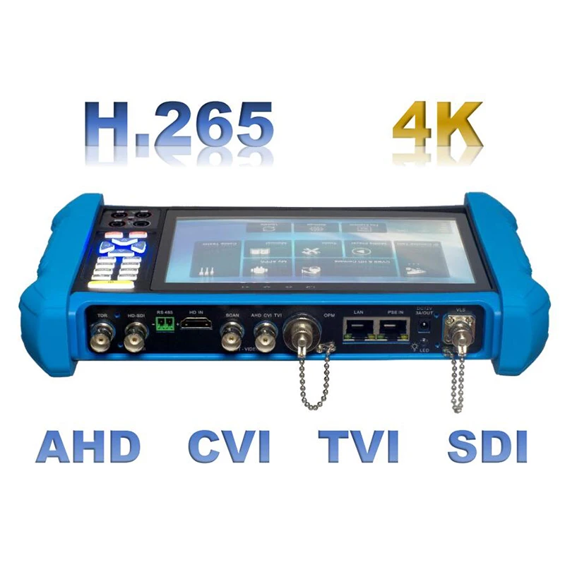 H.265 4K IP камера декодирования сети отладки AHD CVI TVI SDI аналоговый тестовый