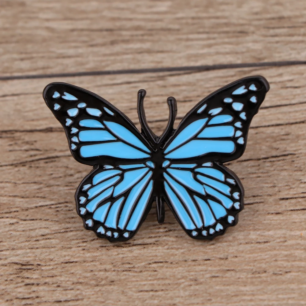 

BG1510 Butterfly Enamel Pins Kids Gifts Metal Cartoon Brooch Pin Fashion Jewelry Backpack Collar Lapel Badge