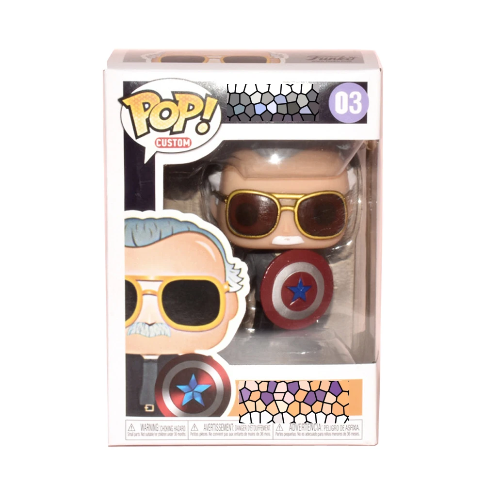 03-00 Funko POP Marvel#01#02 виниловые фигурки Коллекция Модель игрушки для подарка - Цвет: 03-00