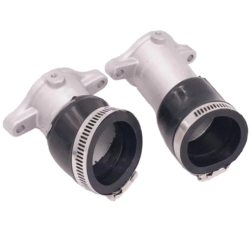 

2 Packs Intake Manifold Carburetor Boot Joint + Gaskets/Carb Air Inlet Joint for Honda CX500