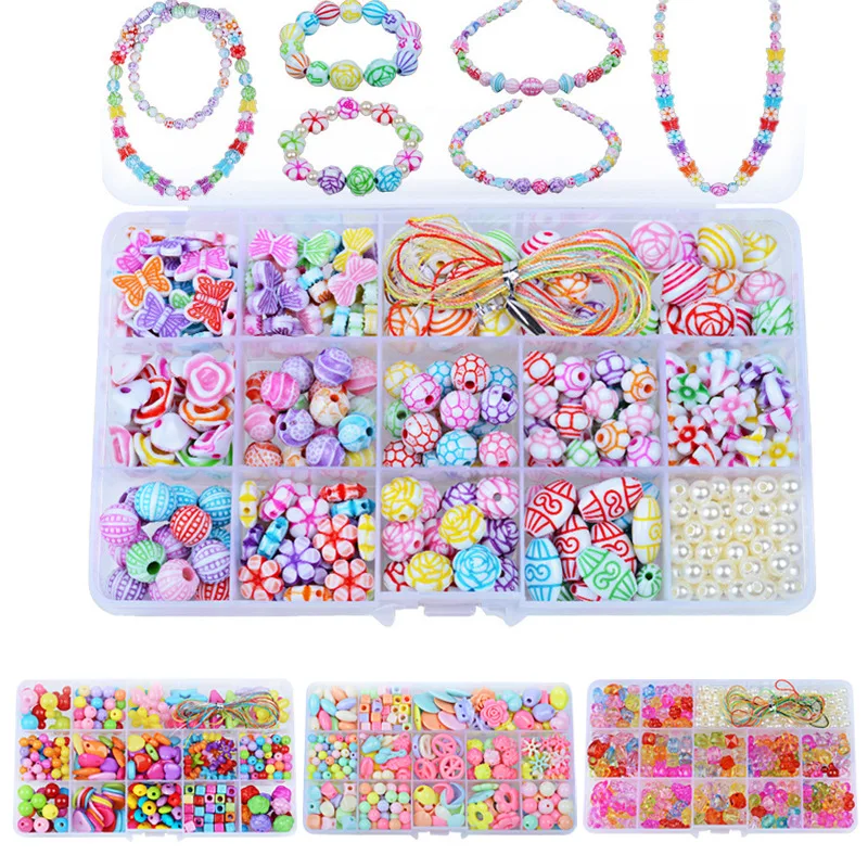 15 сетки DIY ручной работы бисера игрушка детский набор аксессуаров из плетеный