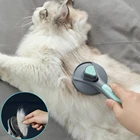 Щетка для кошек, собак, расческа для удаления шерсти домашних животных, щетка для груминга кошек, средство для ухода за волосами, товары для красоты, самоочищающаяся щетка для ломтиков