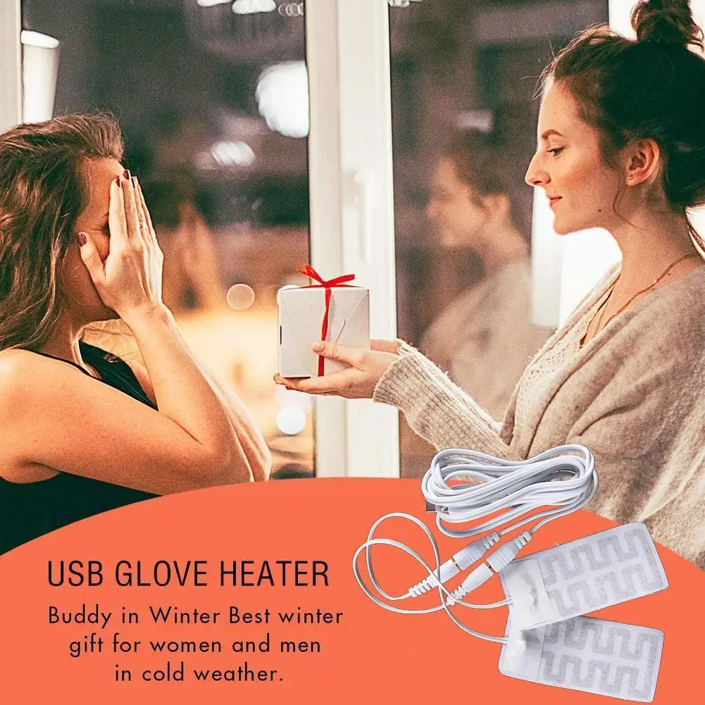 Уличные зимние перчатки с подогревом Usb электрическим лыжная простыня