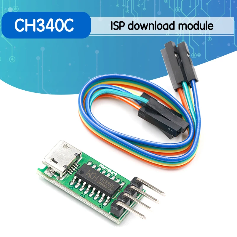 CH340C спортивная видеокамера с разъемом Micro USB для TTL серийный Порты и разъёмы