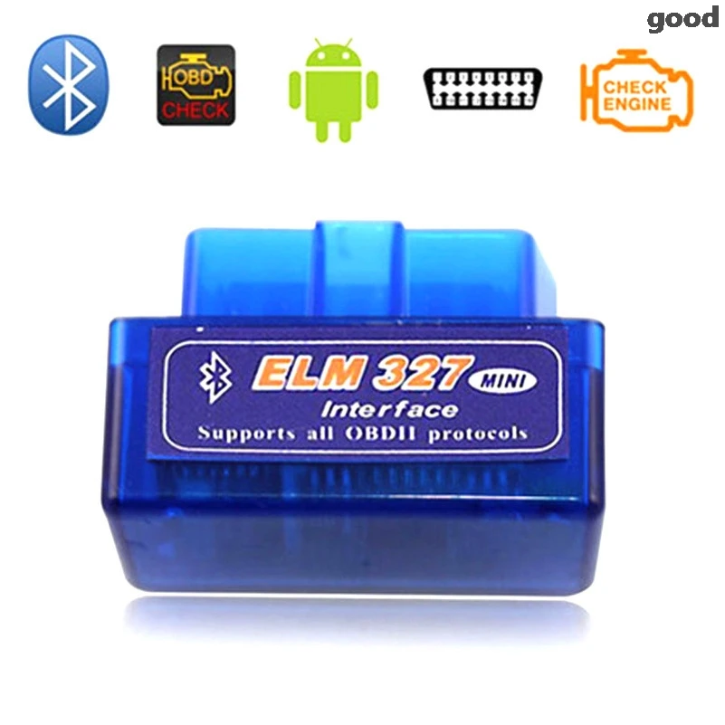 2019 ELM327 Bluetooth V1.5 OBD2 автомобильный диагностический инструмент для vw gol ford passat b6 fiat