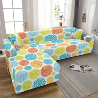 elastic geometric circle sofa covers for living room bubbles cover for fundas sofas con chaise longue funda sofa armchair cover