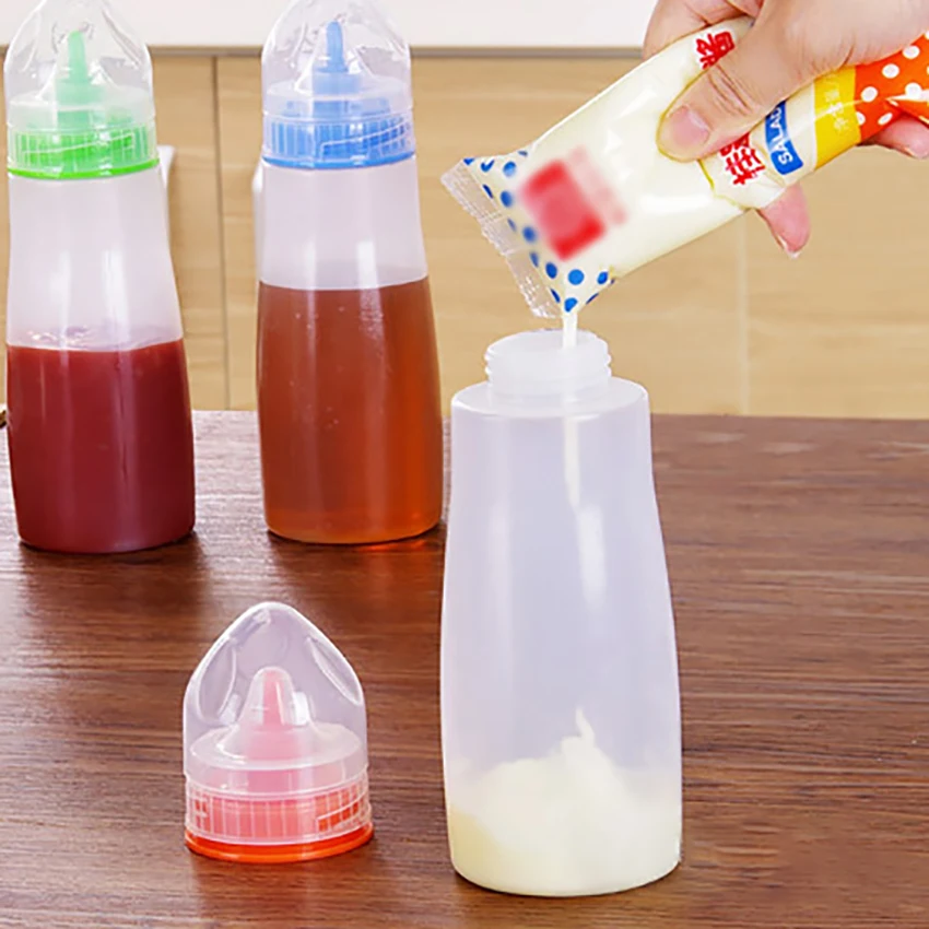 Пластик Соусники прозрачный приправа чайник кетчуп горчичный майонез бутыль