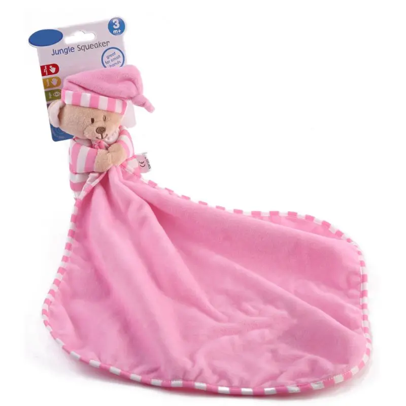 Детская соска успокаивающее полотенце милая мультяшная медведь мягкая плюшевая