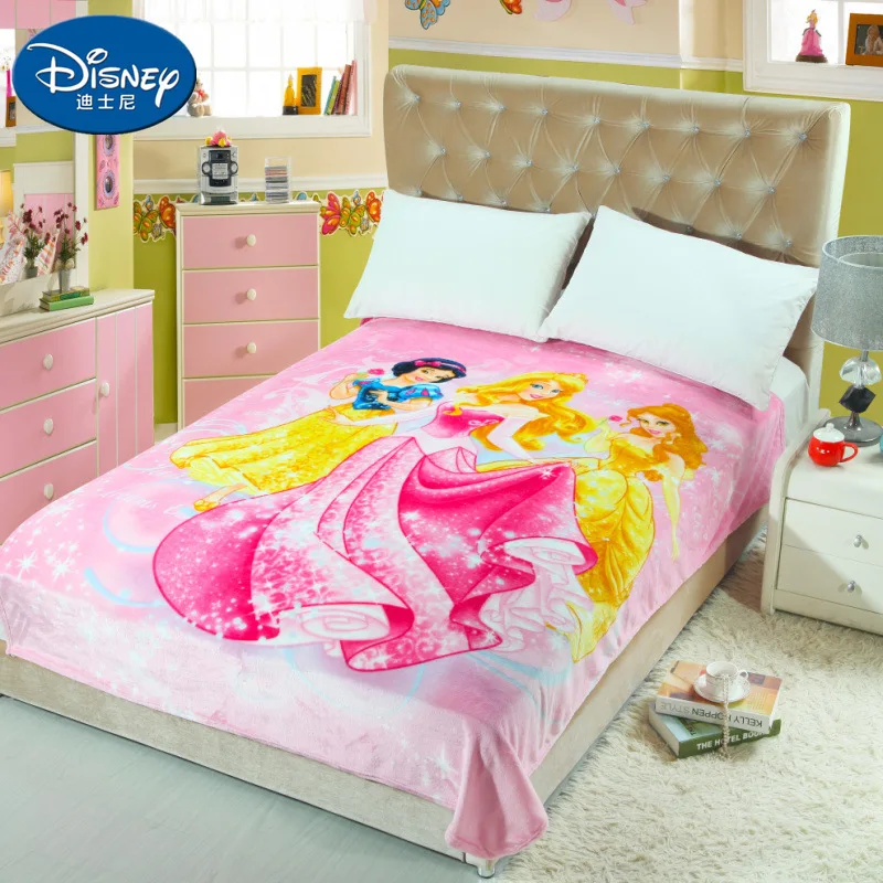 Одеяло Diseney с Микки и Минни-шлейфом мягкое Фланелевое детское одеяло для кровати