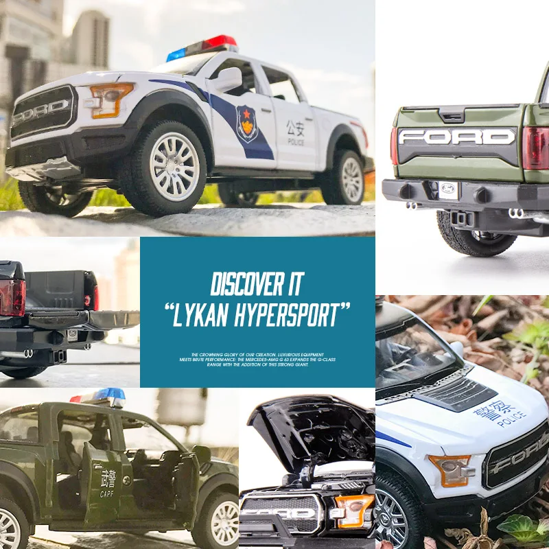 RANGER 1:32 модель автомобиля Diecasts автомобили звук светильник тянуть обратно горячая