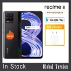 Глобальная версия realme 8 смартфон 64 Гб 128 Гб 64 мп 30 Вт дротика для зарядки Quad Camera Helio G95 6,4 ''AMOLED экран 5000 мАч
