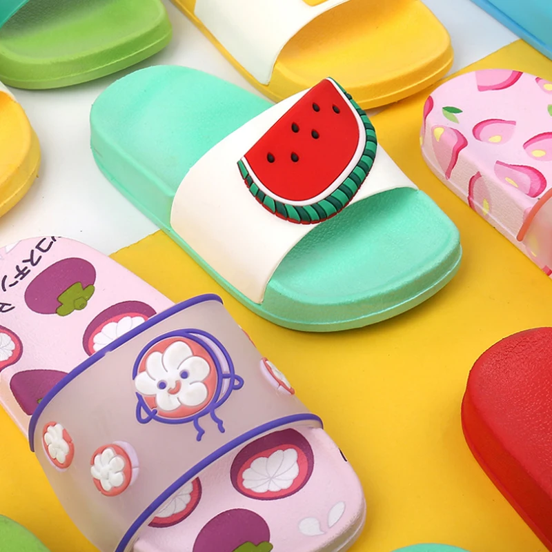 

Kids Cartoon Slippers For Boys Girls Newborn Summer Kids Beach Shoes Baby Toddler Soft Indoor Slippers Toddler Children Sandals