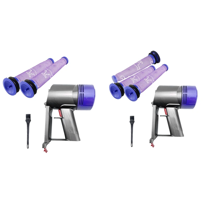 

Аксессуары для робота-пылесоса Dyson V8, запасной корпус двигателя, задняя крышка, слот, Hepa фильтр, деталь, основной корпус