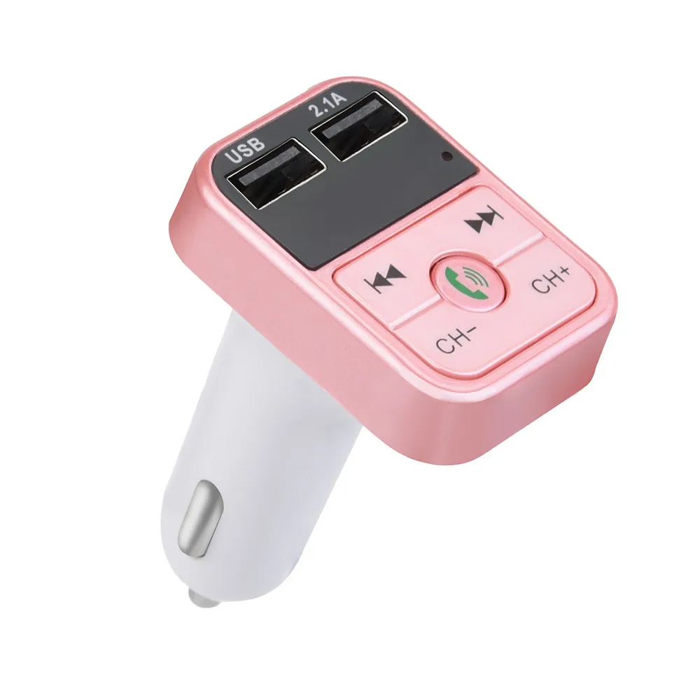 Автомобильный комплект громкой связи беспроводной Bluetooth fm-передатчик ЖК MP3-плеер USB зарядное устройство 2.1A автомобильные аксессуары громкой связи