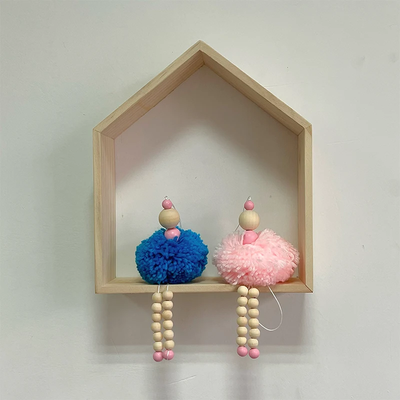 Настенные украшения в скандинавском стиле розовые для балерины девушек спальни