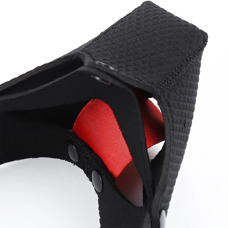 Бондаж на пол-лица маска с намордником щенок игра собака капюшон языком раб