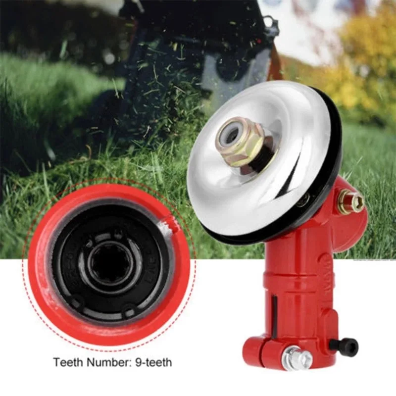 New Model 2PCSX 9 Teeth Shaft,26mm Tube Gear Case,Working Head Complete for Brush Cutter,Grass Trimmer Replacement parts