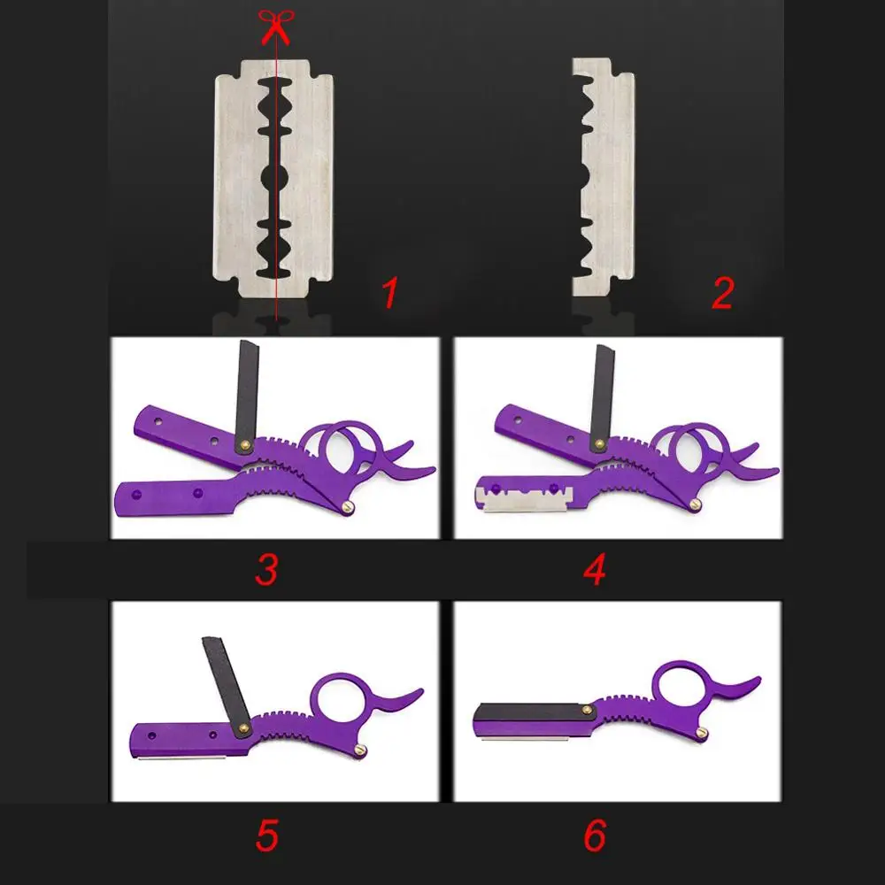 4 цвета качественная мужская ручная бритва прямая сплав для путешествий дома