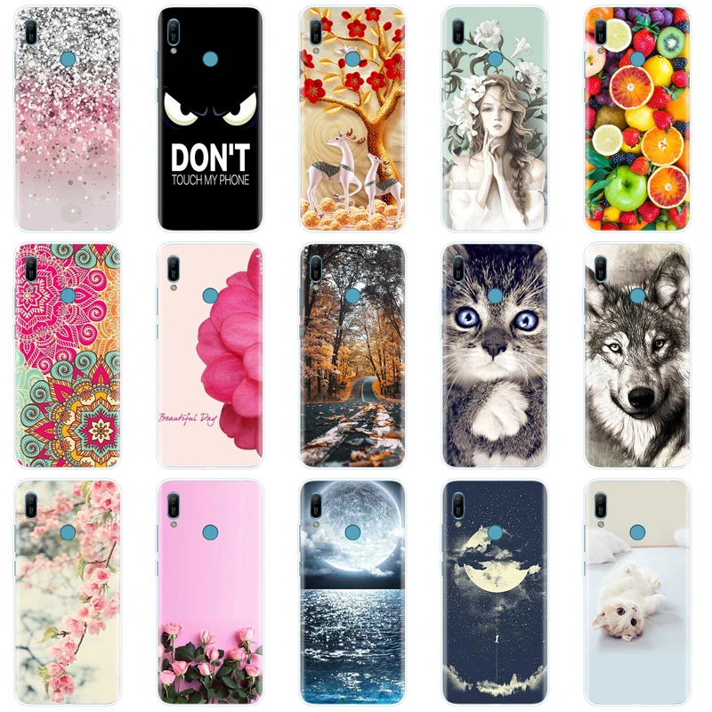 Чехол для Huawei Y6 2019 мягкий силиконовый милый чехол из ТПУ MRD LX1 LX1F Y6Prime|Бамперы| |