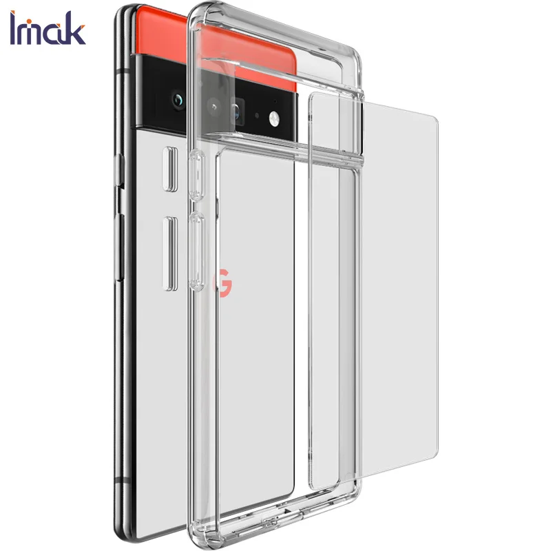

for Google Pixel 6 Pro Case IMAK UX-9 Soft TPU Shockproof Phone Shell Silicone Back Cover Case for Google Pixel 6 Pixel6