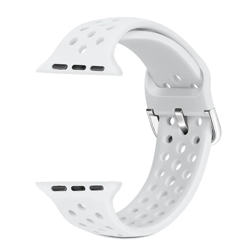 Ремешок для apple watch группа 4, версия 1, 2, 3, ремешок 44/40 мм силиконовый браслет для наручных часов iwatch серии, версия 1, 2, 3, ремешок 38, 42 мм, версия дышащий Браслет аксессуар