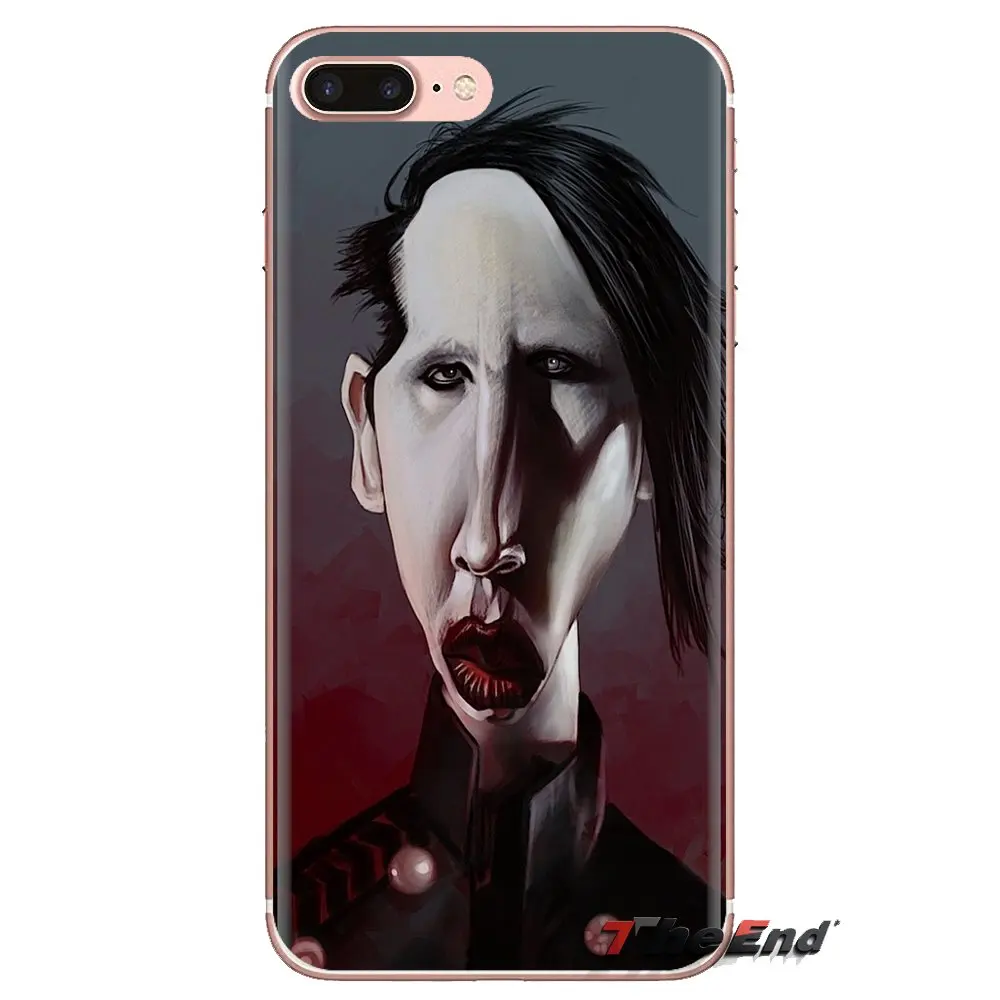 Прозрачные чехлы из ТПУ Brian Hugh Warner Marilyn Manson для huawei mate Honor 4C 5C 5X6X7 7A 7C 8 9 10 8C 8X20 Lite Pro |
