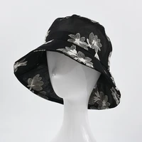 bucket hat women wide brim summer sun beach sunshine protection upf50 flowers holiday accessory for teenagers