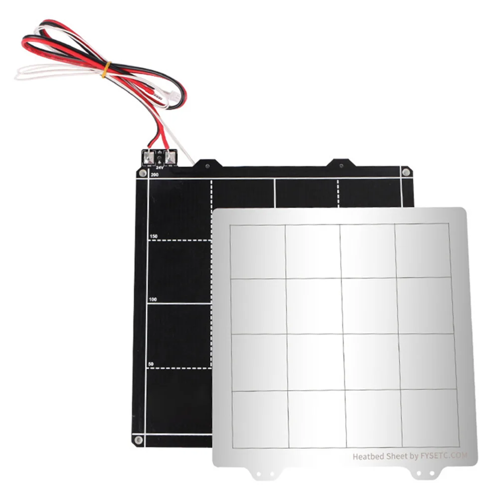 24V Магнитная кровать с подогревом и железная пластина 3d принтер запчасти