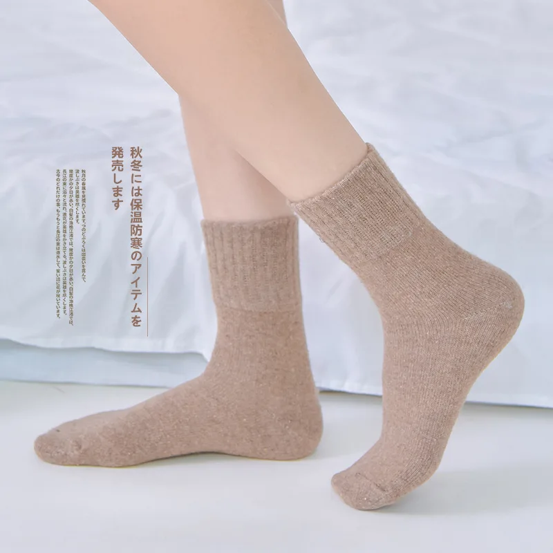 20 пары/компл. носки женские толстые шерстяные носки женские носки японские хлопковые однотонные женские носки Kawai оптовая продажа от AliExpress WW