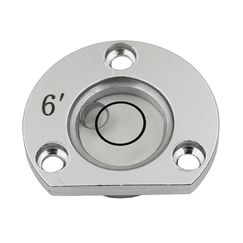 

Size 28.5*8mm Alloy metal shall Semicircle Level bubble Liquid level Indicator for Total Station LAIKA with Mounting Holes