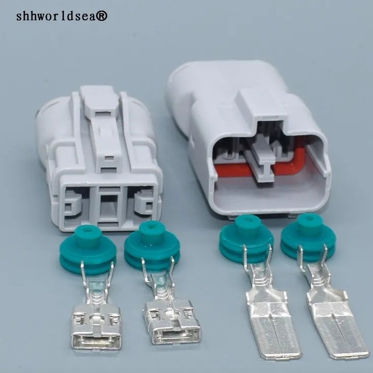 

shhworldsea 2pin 9.5mm Auto Electri waterproof wireharness plug connector 7222-4220-40 7123-4220-40