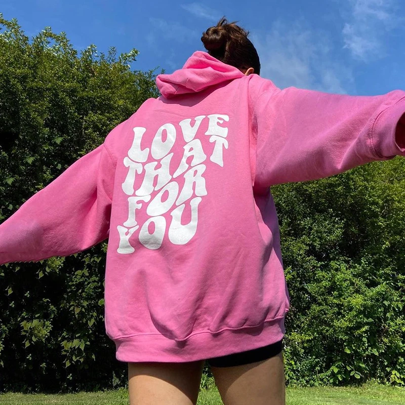 Женская толстовка с капюшоном Y2K уличная одежда винтажная зимняя Милая Толстовка