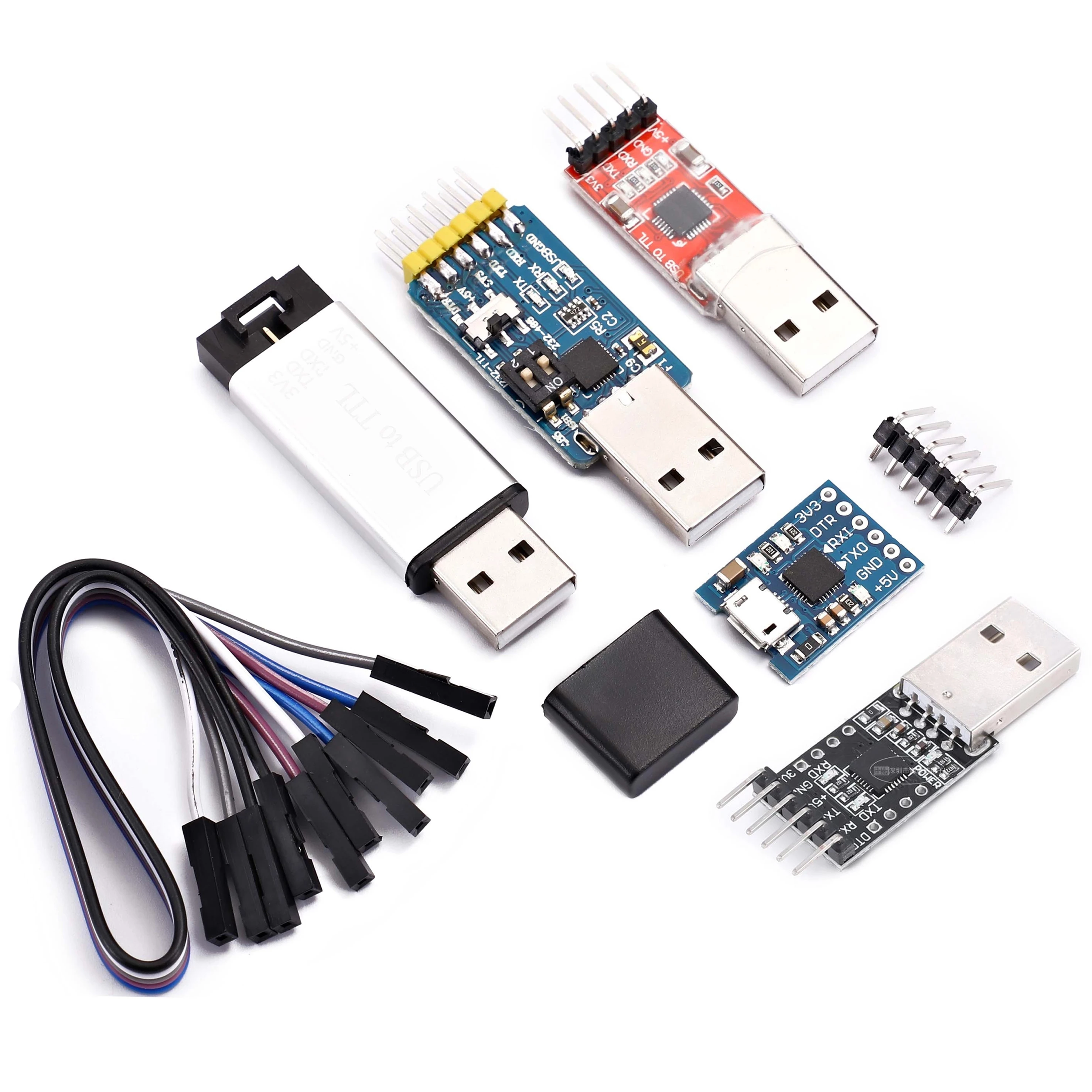 5-контактный разъем CP2102 USB 2 0 для UART TTL модуль последовательный преобразователь STC