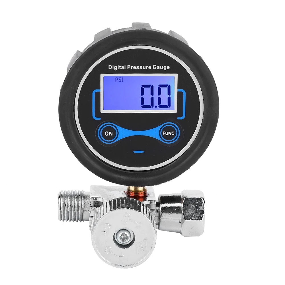 

Pneumatic Air Regulator Control Valve Digital Pressure Gauge Regulating 1/4in for Spray Gun Air Pressure Regulator Air Pressure
