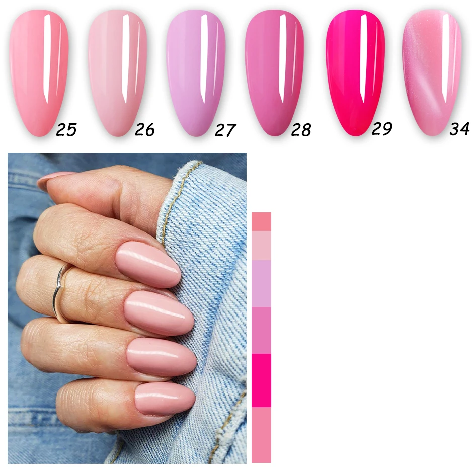 7 мл Гель лак для ногтей Цвет база и топ гель лака черный белый шеллак блестящие