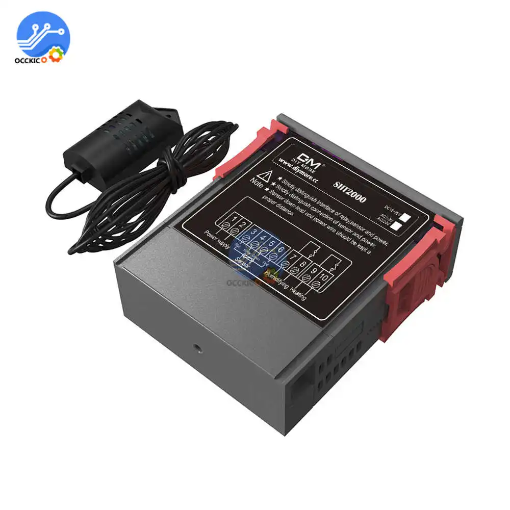 AC 110V 220V 10A SHT2000 термостат контроль температуры и влажности термометр контроллер