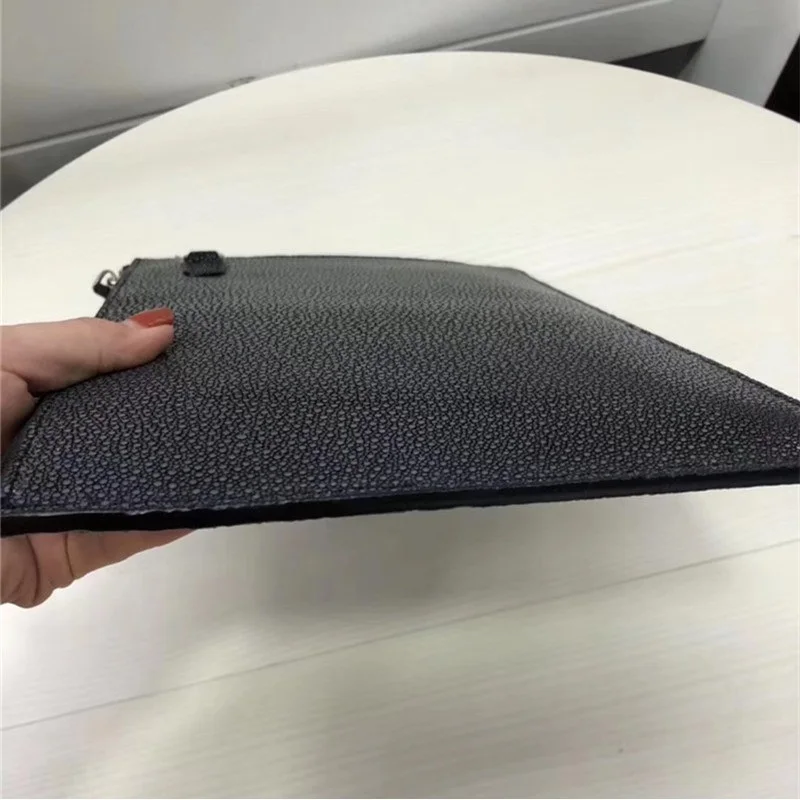 Аутентичный песок ската кожи бизнесменов ультратонкий Браслет клатч из